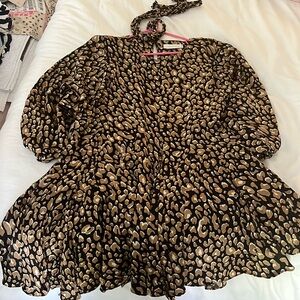 Lassiter Leopard Print Swing Dress
